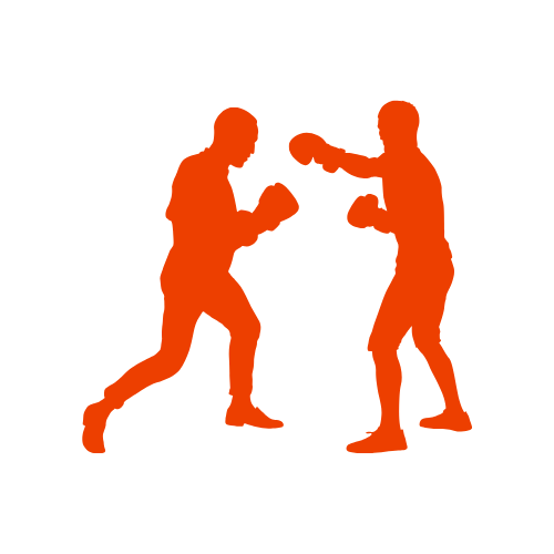 ボクシングをしている画像