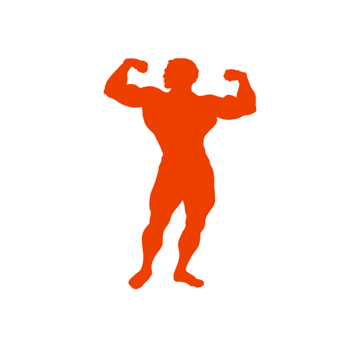 筋肉質の男性の画像